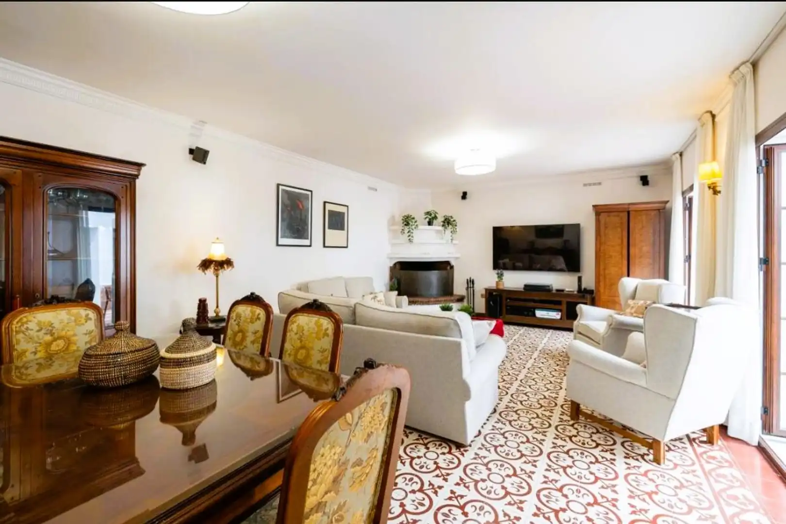 Sala de estar de Casa o chalet en venta en Fuengirola con Terraza y Balcón