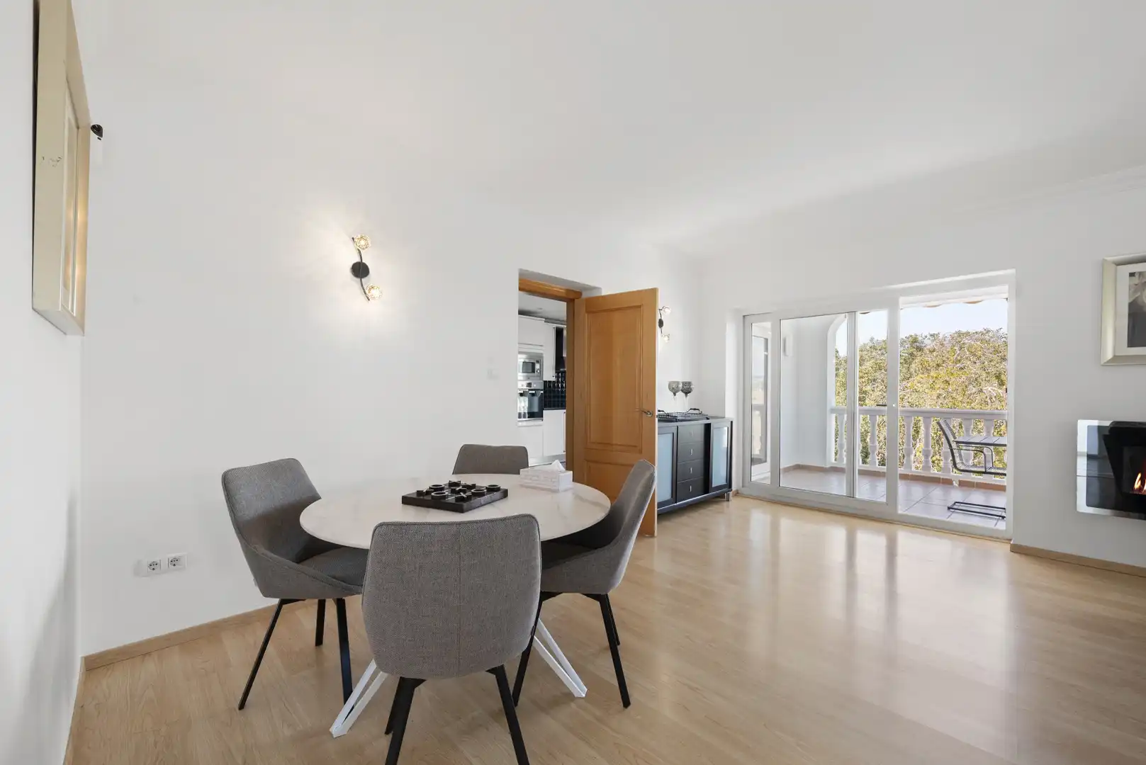 Dining room of Houses for sale in Mijas  with Air Conditioner, Private garden and Terrace