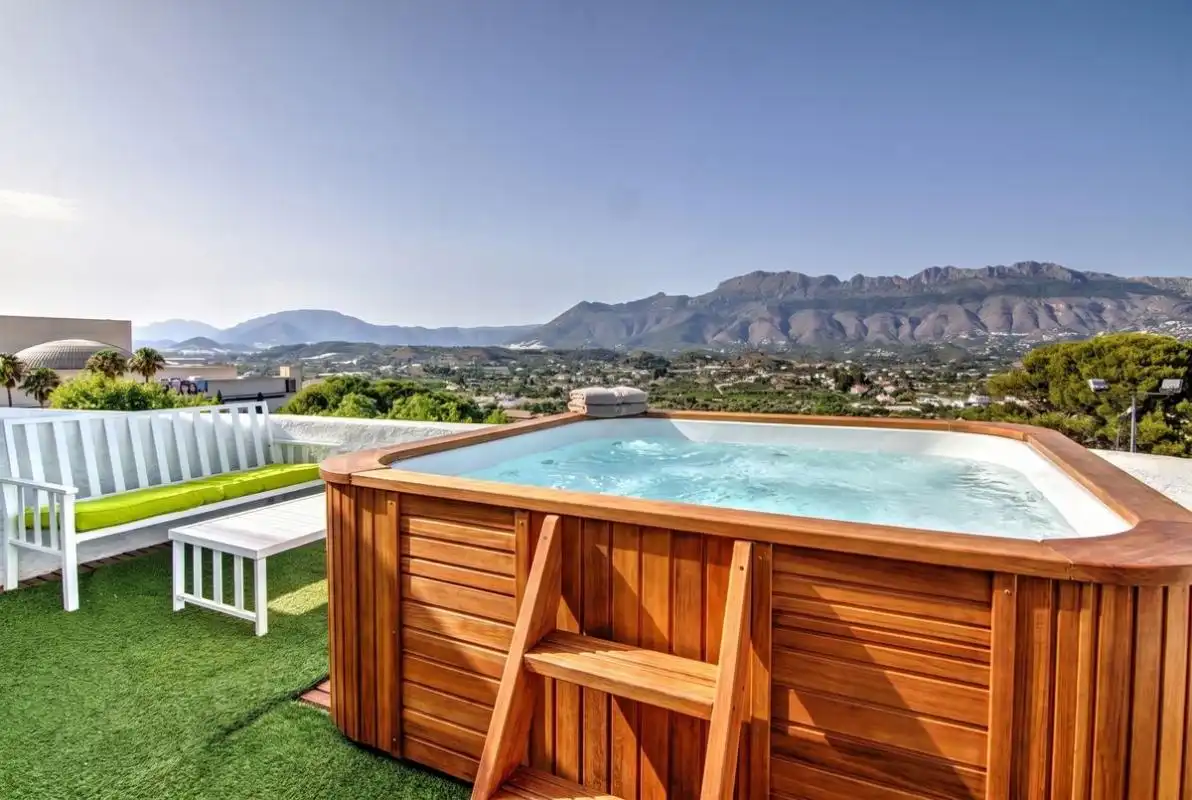 Piscina de Dúplex en venta en Altea con Aire acondicionado, Calefacción y Jardín privado