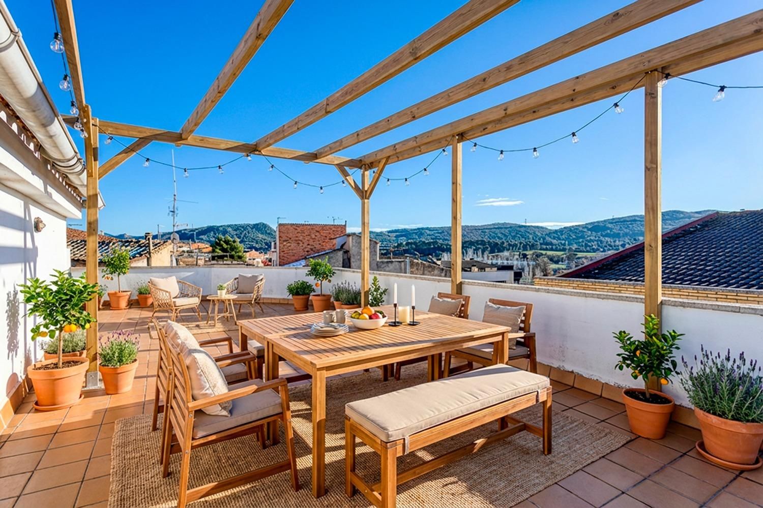 Terrace of Duplex for sale in Vilanova del Camí  with Air Conditioner, Heating and Terrace