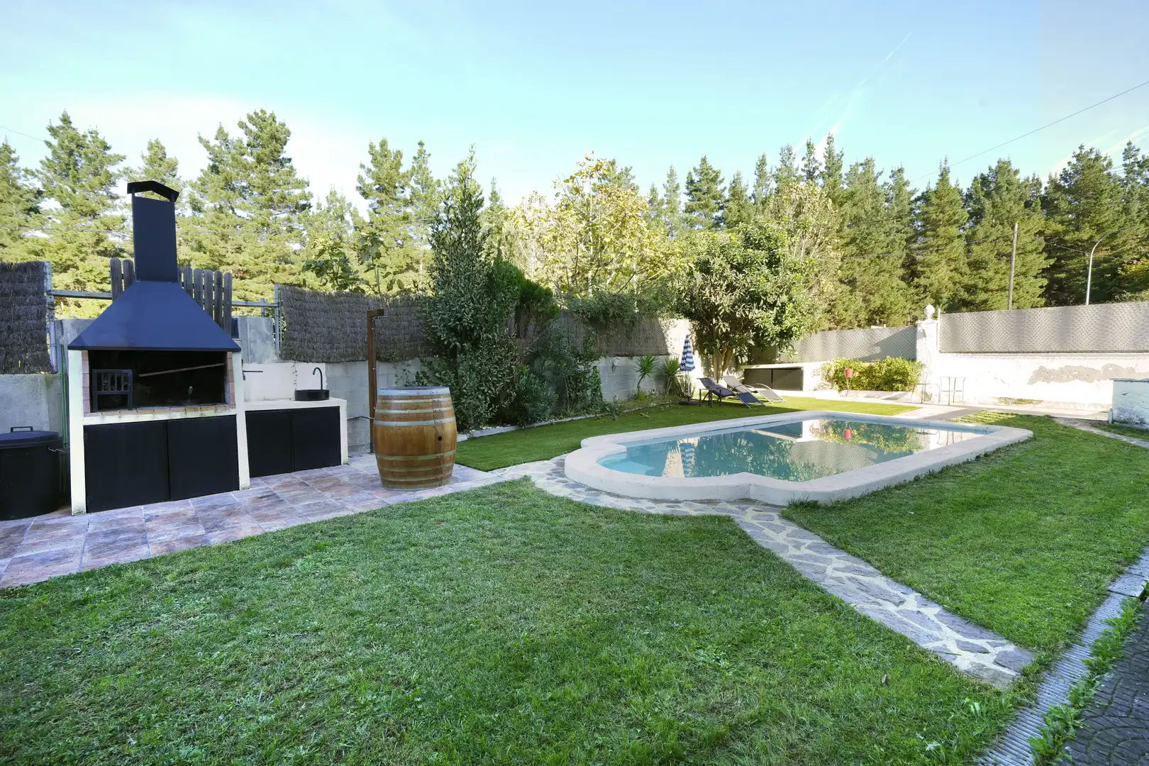 Schwimmbecken von Haus oder Chalet zum Verkauf in Dosrius mit Heizung, Parkett und Terrasse