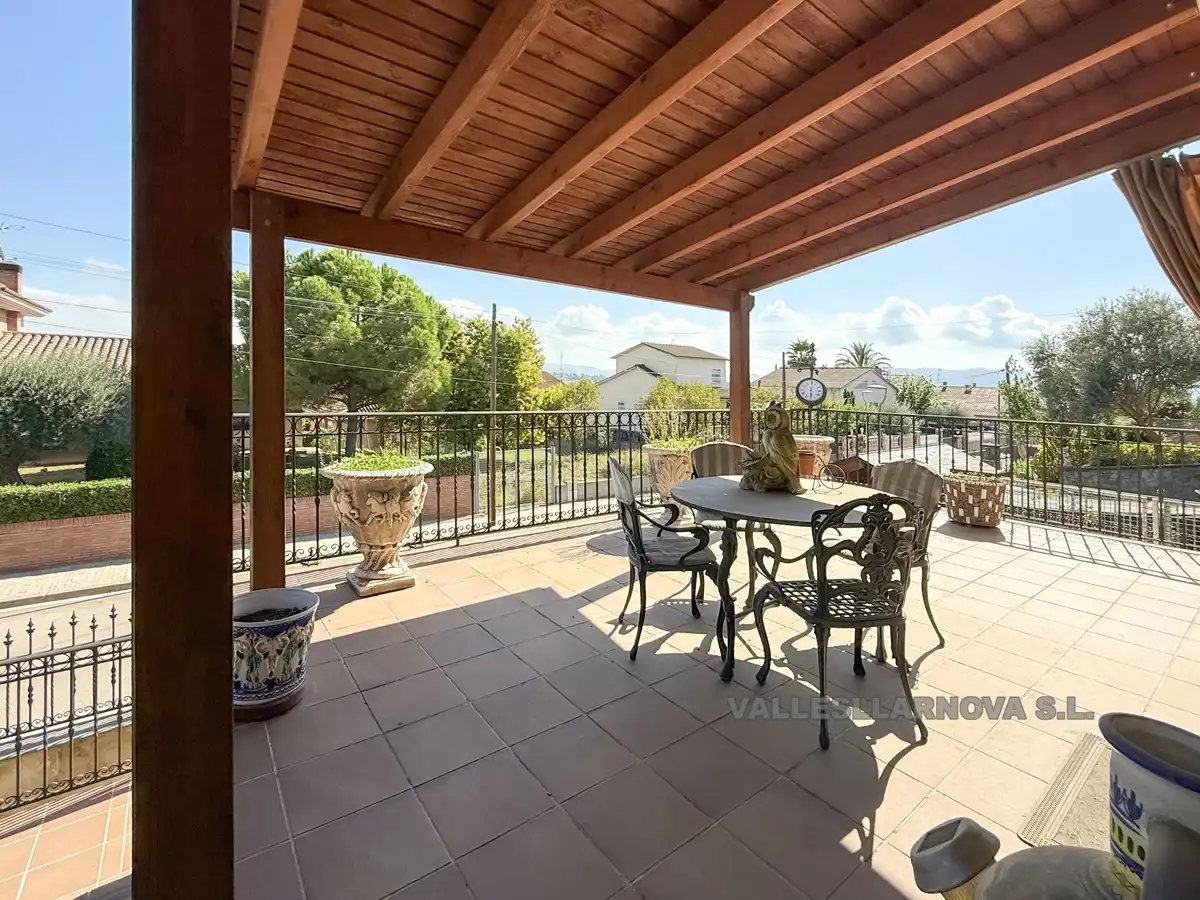 Terrassa de Casa o xalet en venda en Lliçà de Vall amb Aire condicionat, Calefacció i Jardí privat