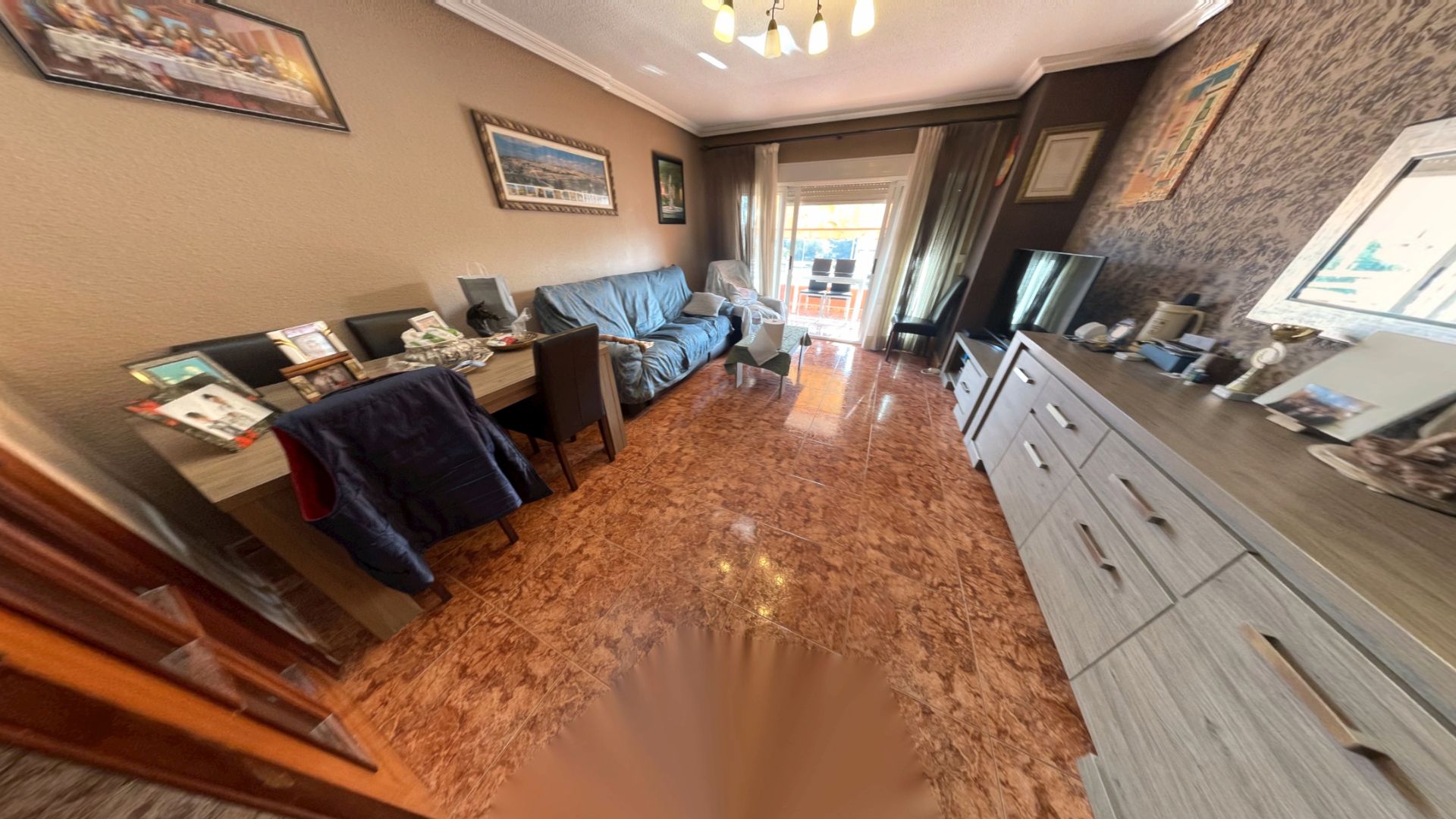 Sala d'estar de Pis en venda en Alicante / Alacant amb Balcó