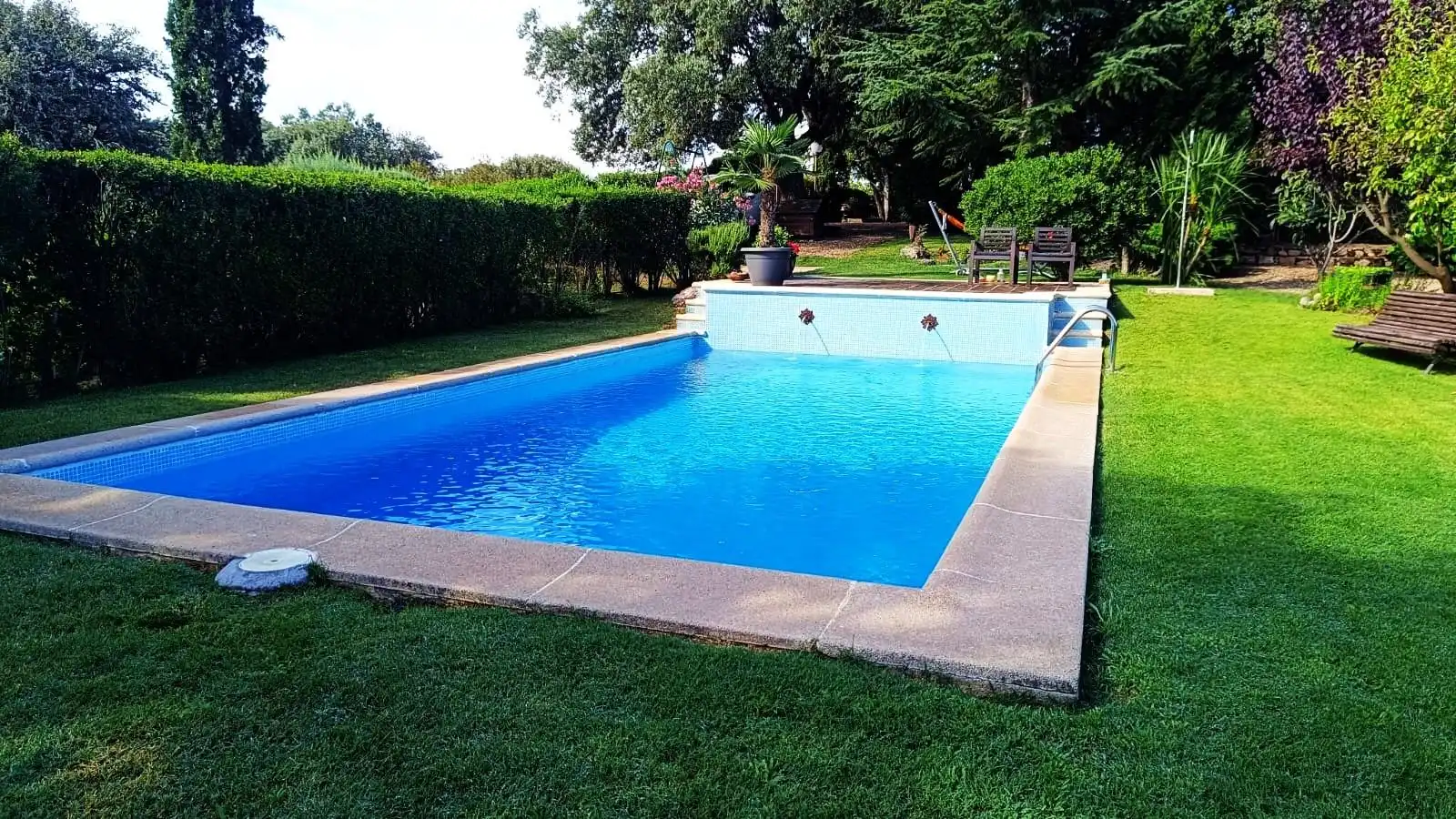 Piscina de Casa o xalet en venda en Palacios del Pan amb Calefacció, Jardí privat i Terrassa