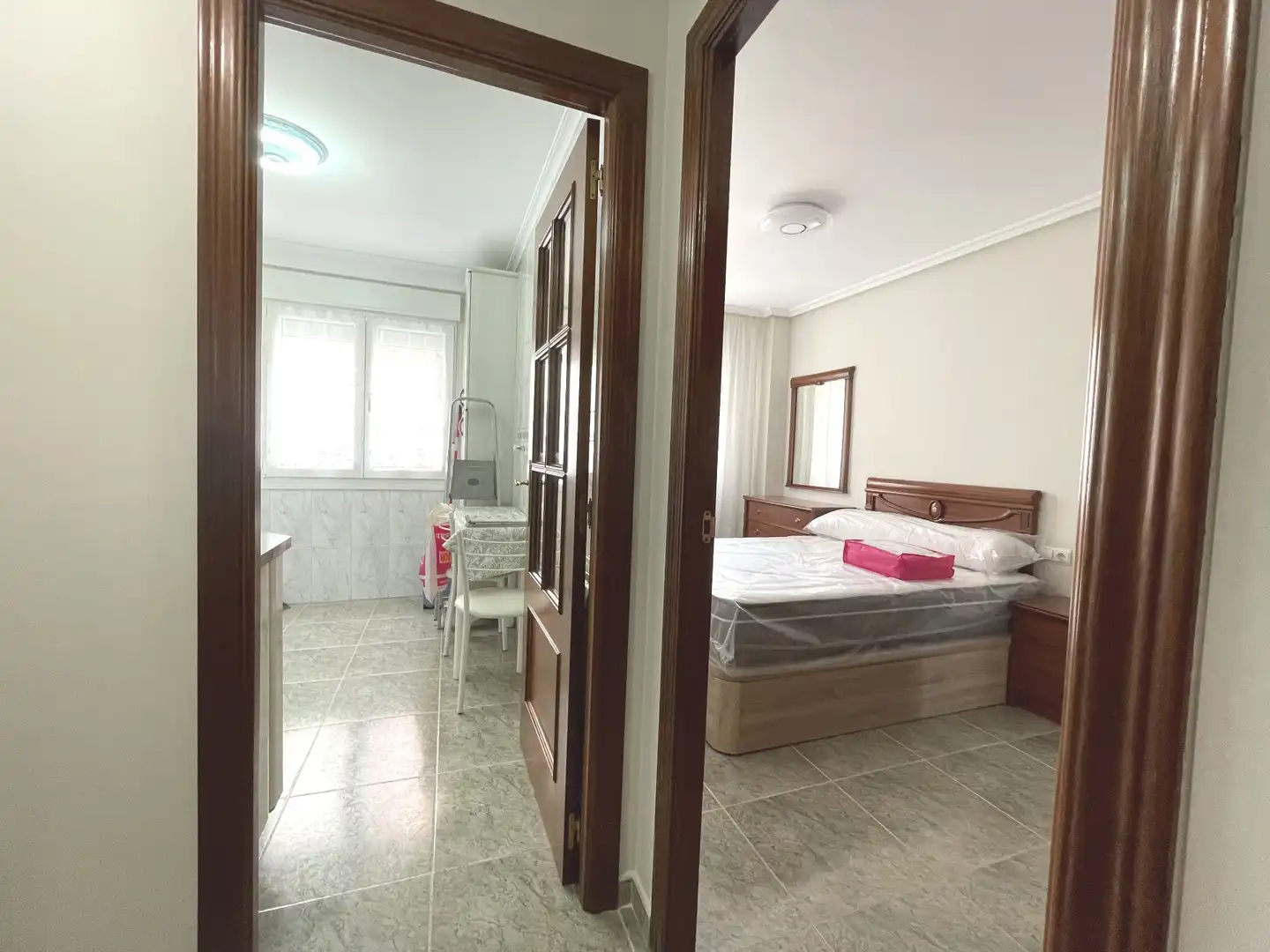 Bedroom of Flat for rent in Salamanca  with Heating, Furnished and Balcony