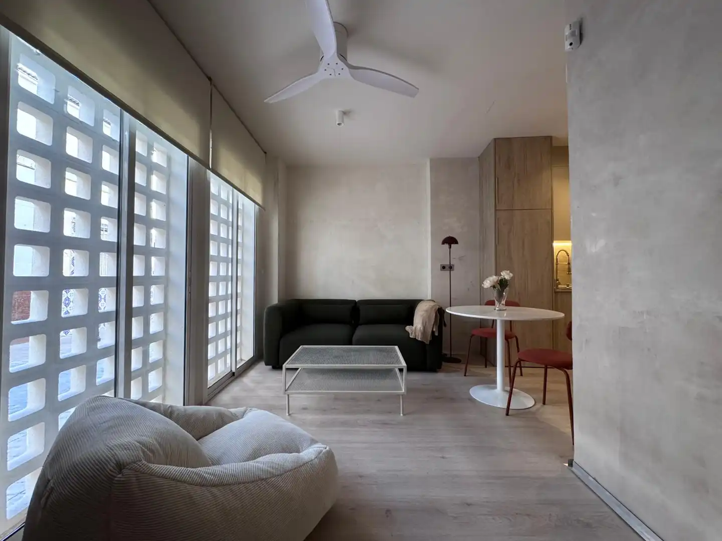 Sala d'estar de Apartament de lloguer en Málaga amb Moblat i Rentadora