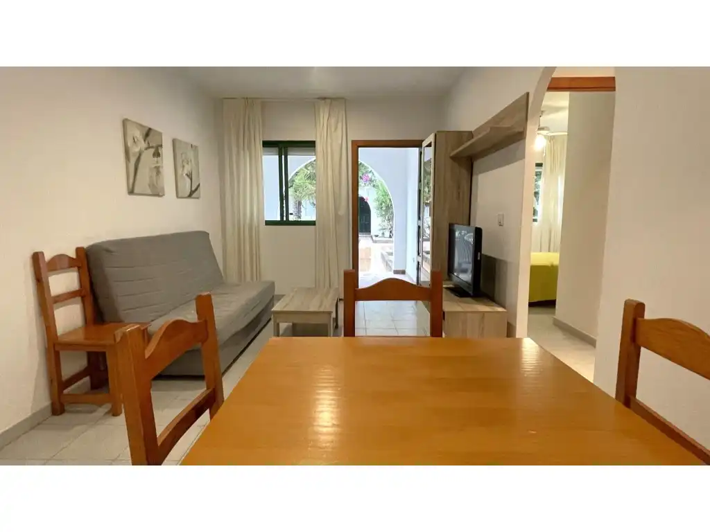 Living room of Apartments for sale in Vera  with Air Conditioner, Terrace and Furnished