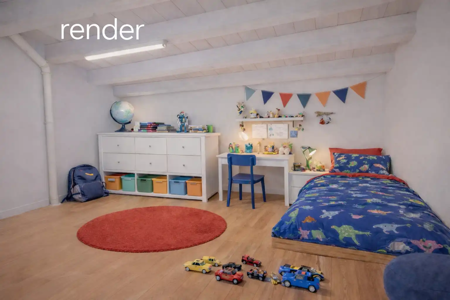 Habitación de Casa adosada en venta en Barcelona con Aire acondicionado, Calefacción y Jardín privado