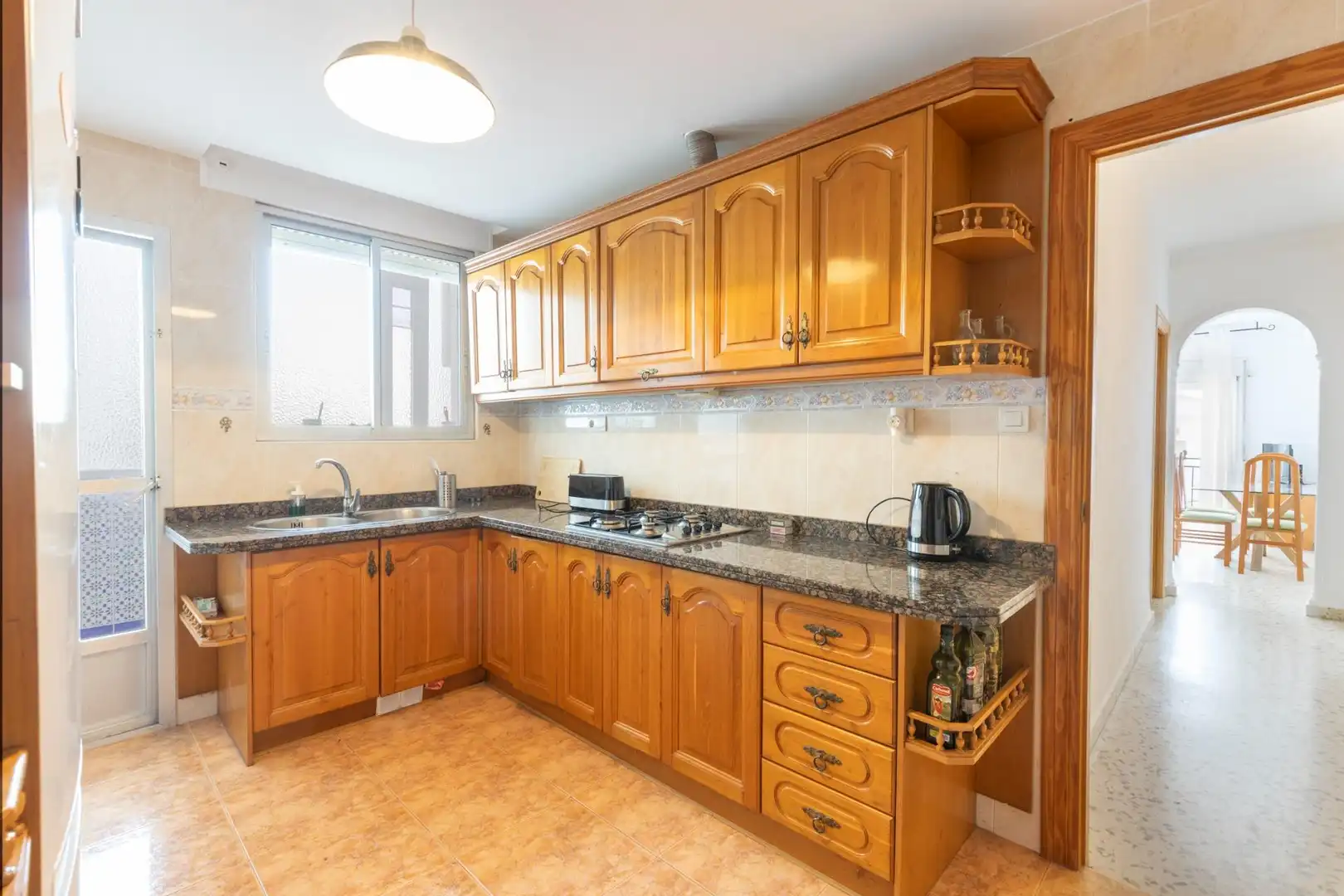 Kitchen of Flat for sale in Salobreña  with Terrace and Balcony
