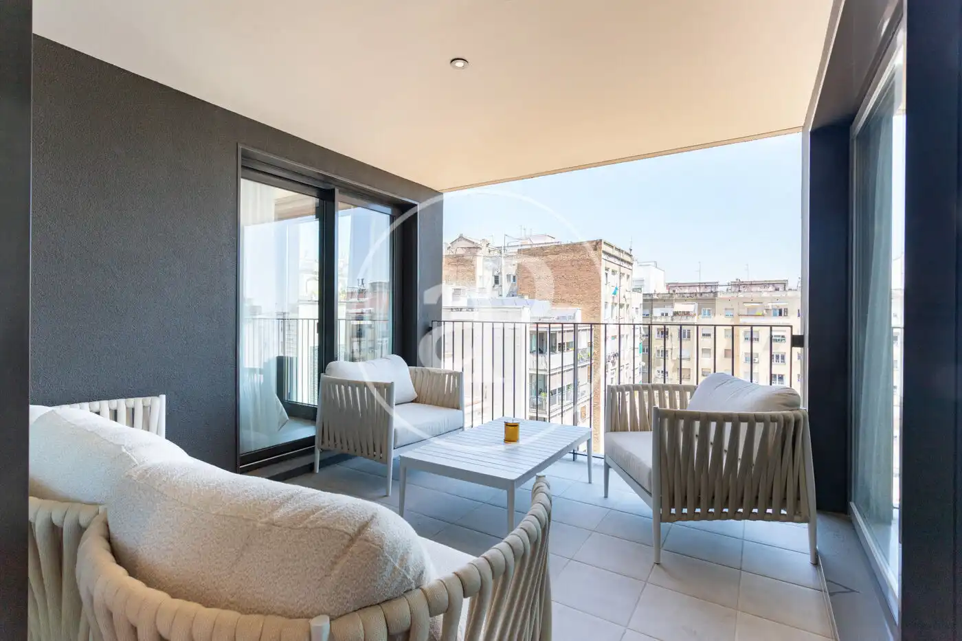 Terraza de Ático de alquiler en Barcelona con Aire acondicionado, Calefacción y Terraza