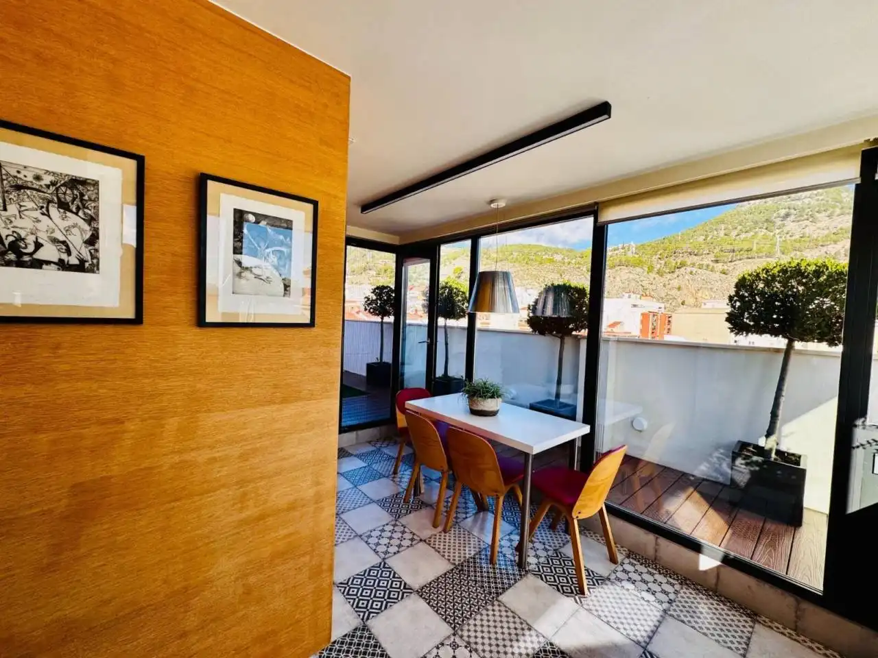 Terraza de Ático en venta en Alcoy / Alcoi con Aire acondicionado, Jardín privado y Terraza