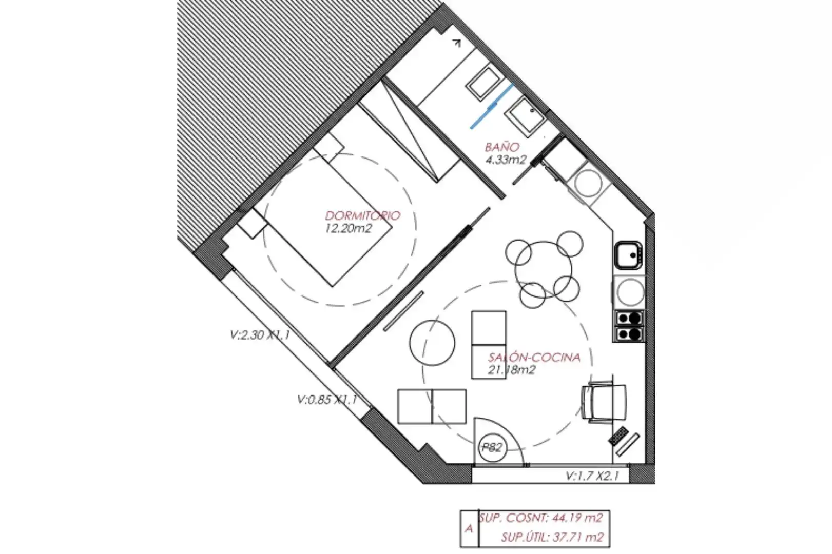 Apartamento en venta en Granada con Aire acondicionado y Calefacción