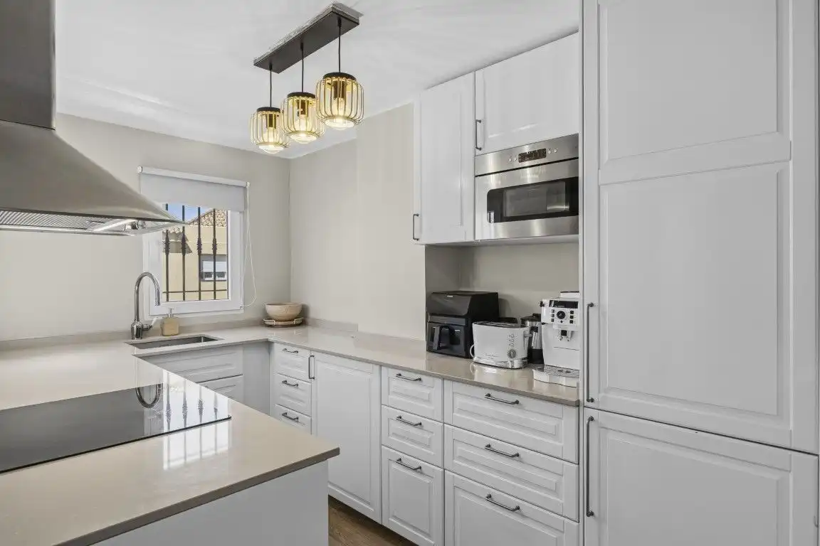 Cocina de Apartamento en venta en Benalmádena con Aire acondicionado, Calefacción y Amueblado
