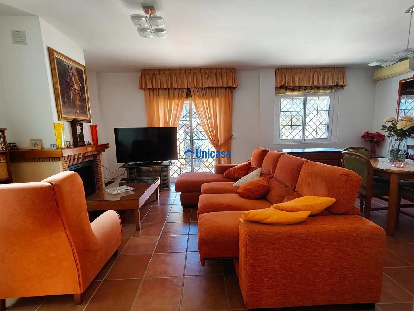 Sala de estar de Casa o chalet en venta en Málaga con Aire acondicionado, Jardín privado y Terraza