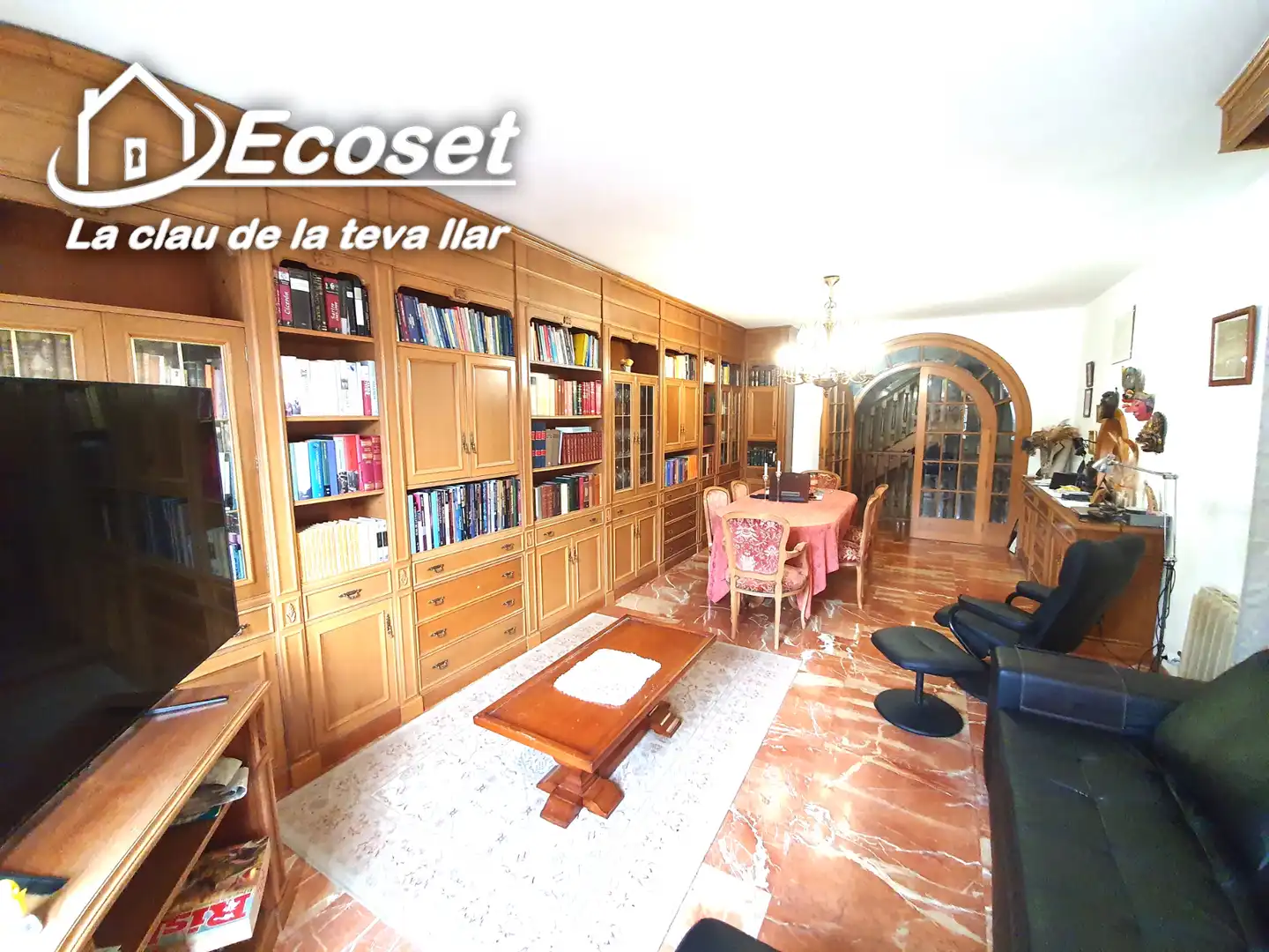 Sala d'estar de Casa o xalet en venda en Cervelló amb Calefacció, Jardí privat i Terrassa
