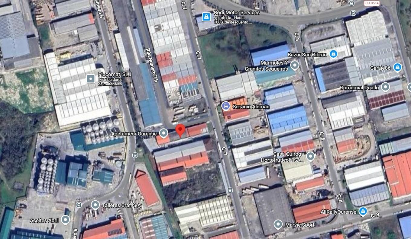 Exterior view of Industrial buildings for sale in San Cibrao das Viñas