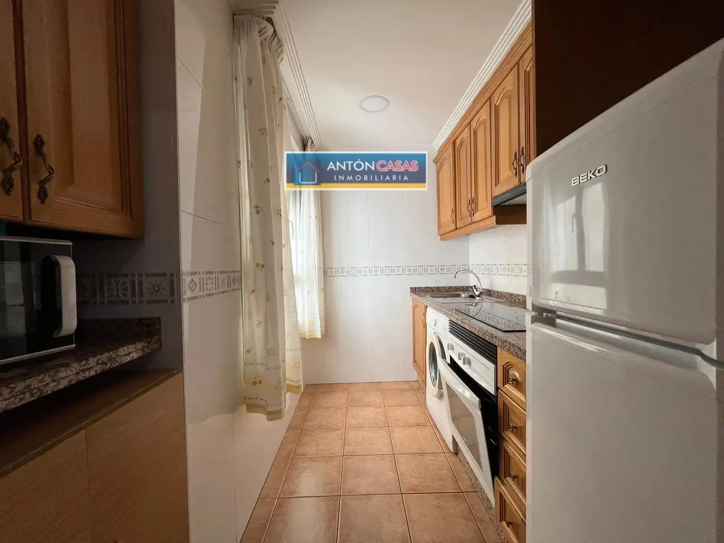 Cocina de Piso de alquiler en Elda con Aire acondicionado, Amueblado y Balcón
