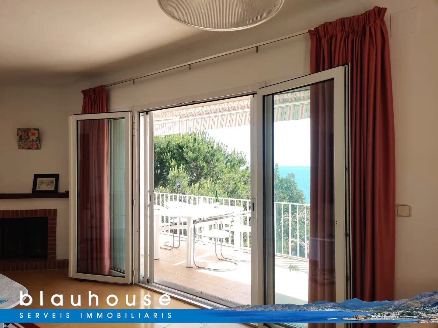 Schlafzimmer von Haus oder Chalet zum Verkauf in Llançà mit Klimaanlage, Privatgarten und Terrasse