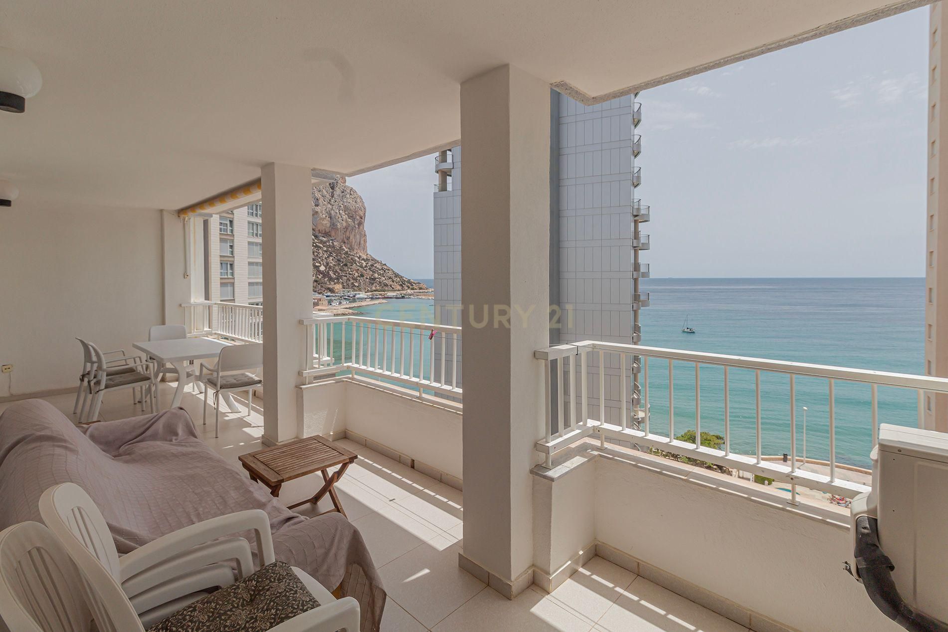 Terrassa de Apartament en venda en Calpe / Calp amb Aire condicionat i Piscina comunitària