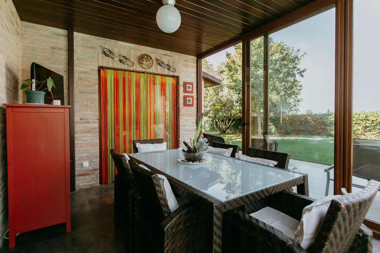 Terrassa de Casa o xalet en venda en Banastás amb Aire condicionat, Calefacció i Jardí privat