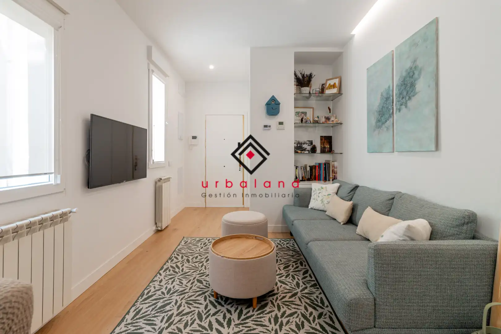 Sala de estar de Piso en venta en Madrid con Aire acondicionado, Calefacción y Parquet