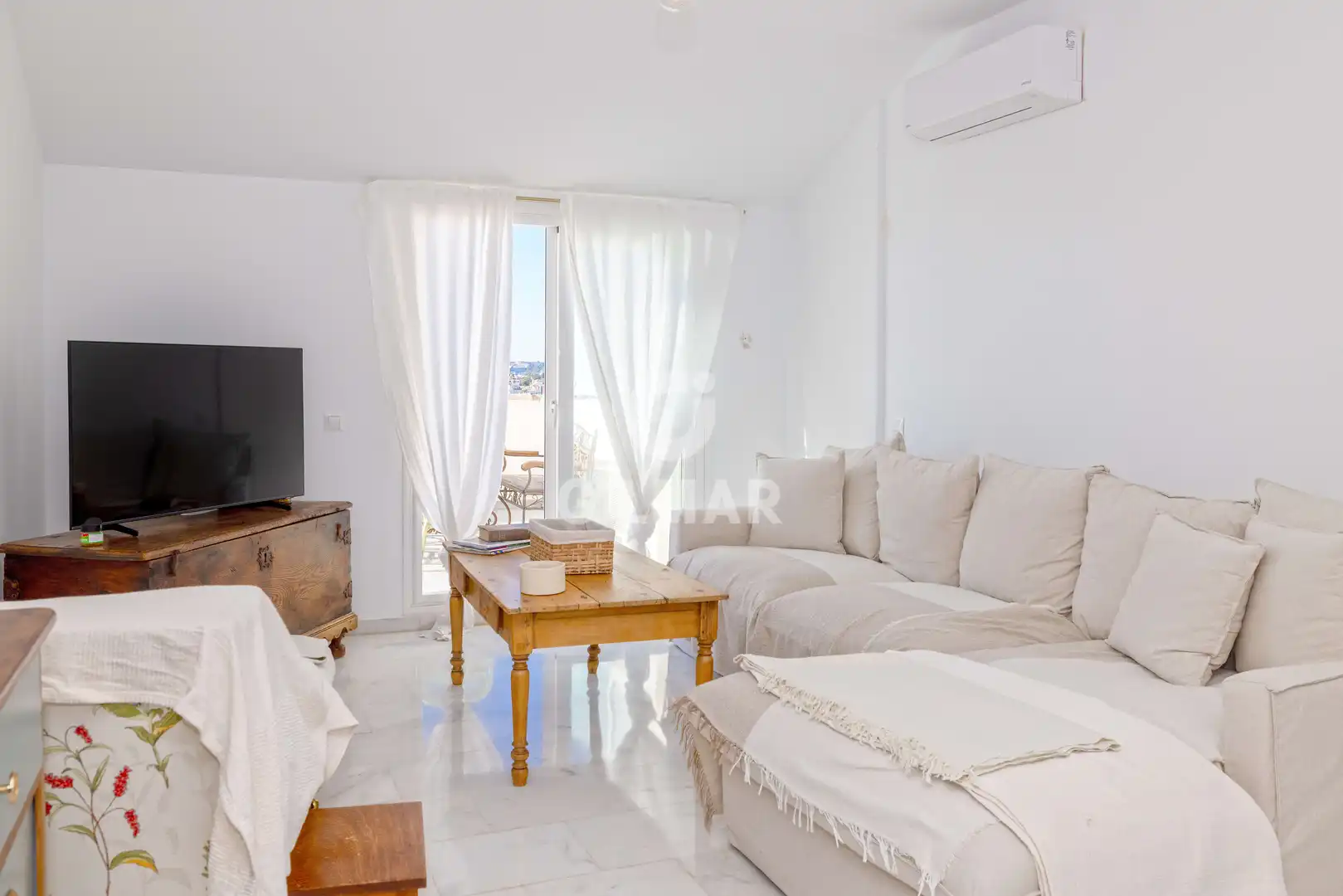 Living room of Attic for sale in Fuengirola  with Heating, Private garden and Storage room