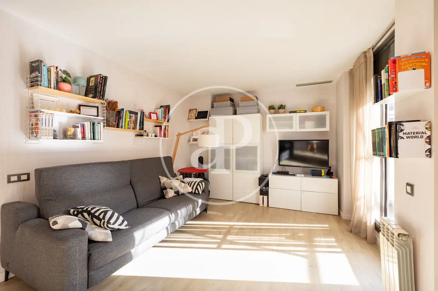 Sala de estar de Piso en venta en Les Corts