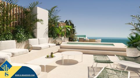 Apartamentos en construcción con piscina compartida, Islas Baleares, Ibiza. 1-4 habitaciones | 74-167 m² | 250 metros al mar