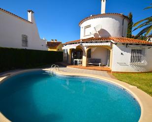 Jardí de Casa o xalet en venda en Oliva amb Aire condicionat i Piscina