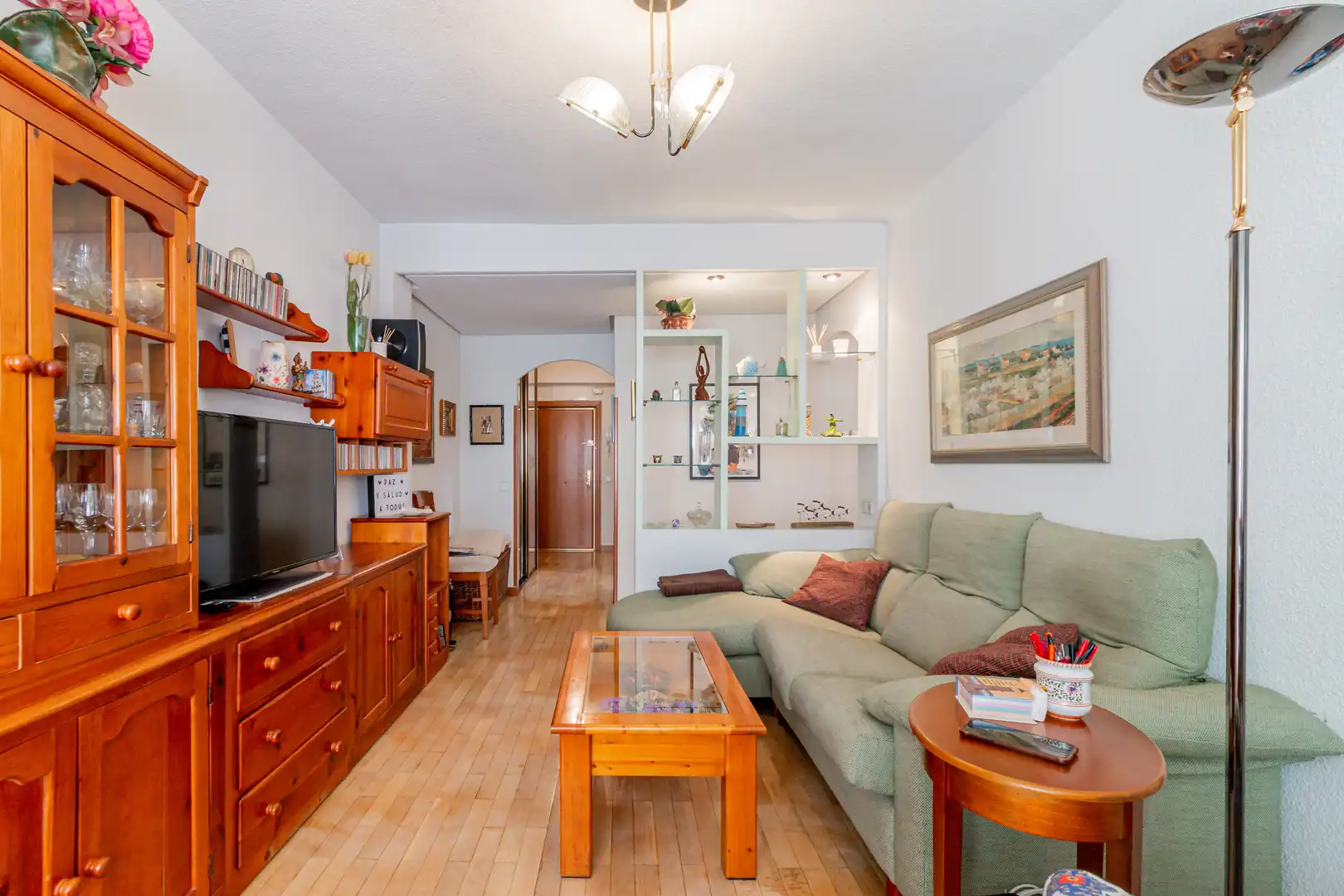 Living room of Flat for sale in Madrid  with Heating