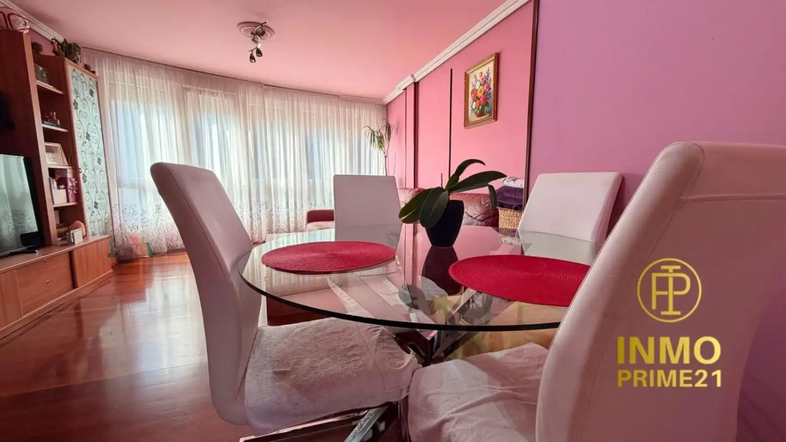 Dining room of Flat for sale in Santander  with Heating, Parquet flooring and Swimming Pool
