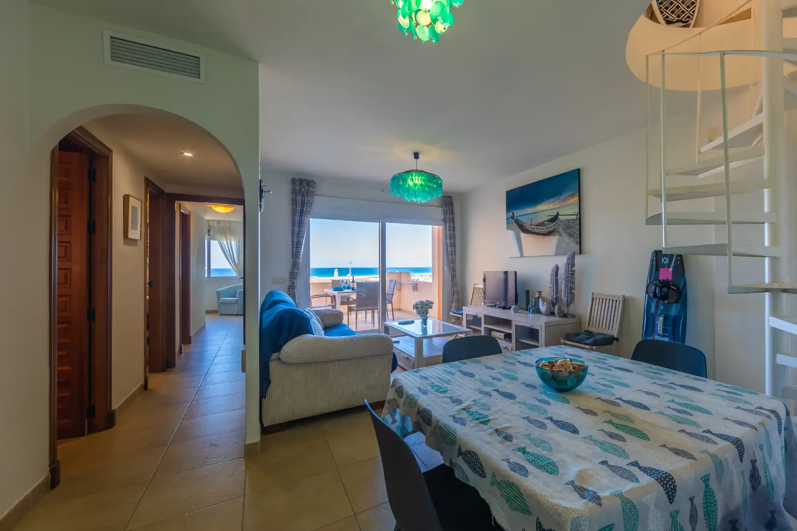 Sala de estar de Apartamento en venta en Tarifa con Aire acondicionado, Calefacción y Terraza