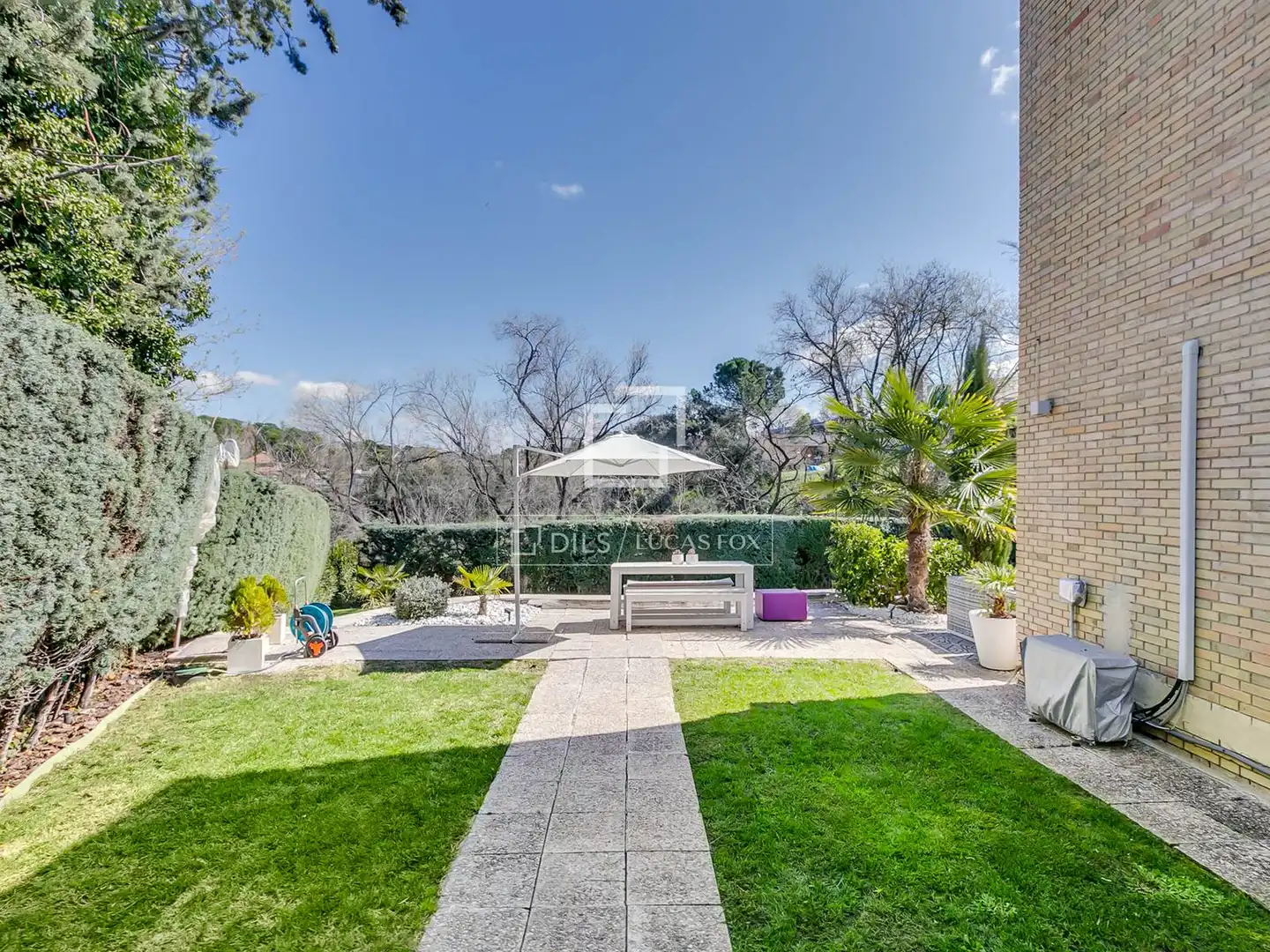 Jardín de Casa o chalet en venta en Algete con Aire acondicionado, Jardín privado y Parquet