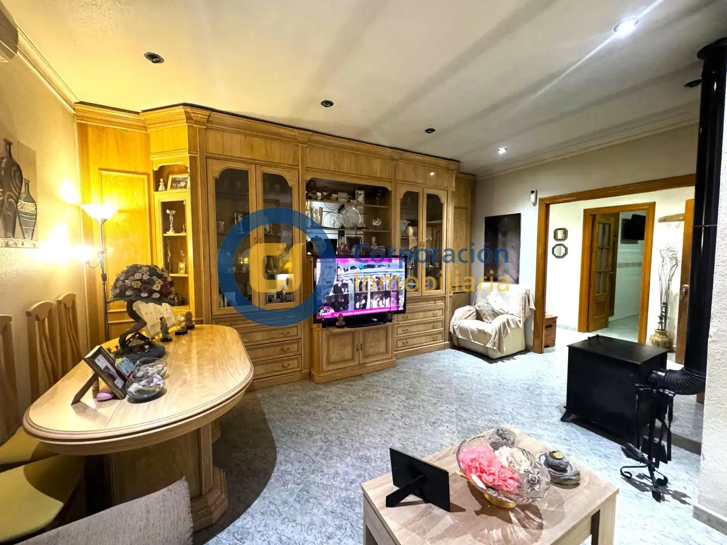 Sala de estar de Finca rústica en venta en Lorca con Aire acondicionado y Amueblado