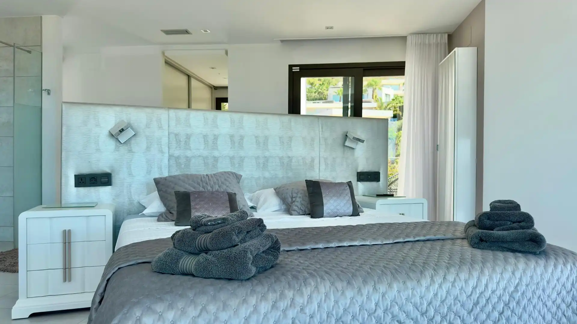Bedroom of Houses for sale in Jávea / Xàbia  with Air Conditioner, Heating and Private garden