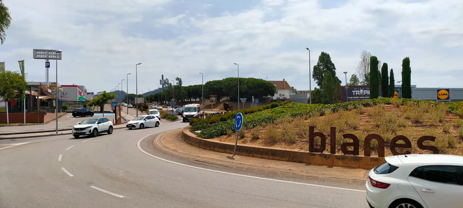 Vista exterior de Local de alquiler en Blanes