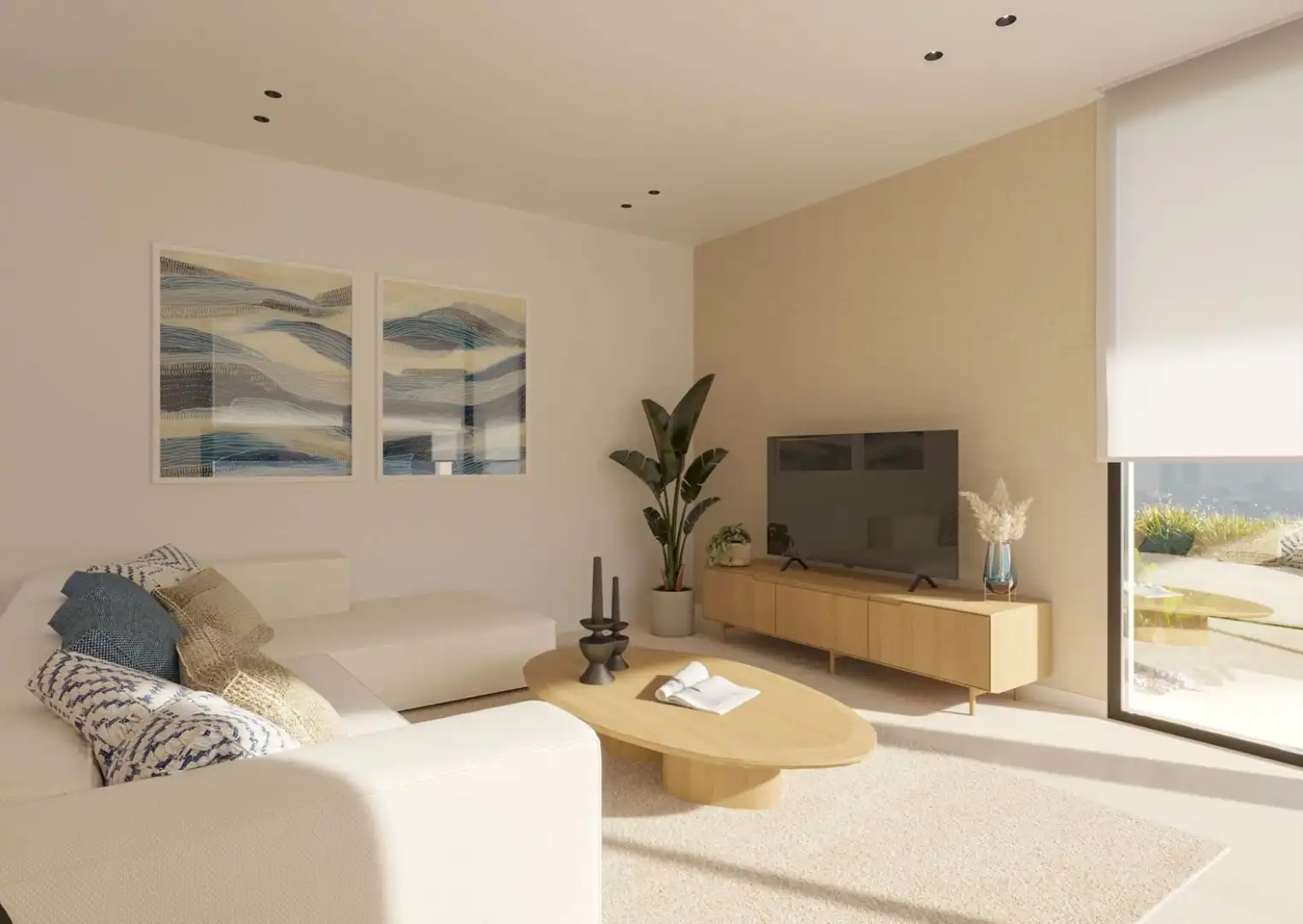 Sala de estar de Casa o chalet en venta en Molina de Segura con Aire acondicionado, Terraza y Balcón