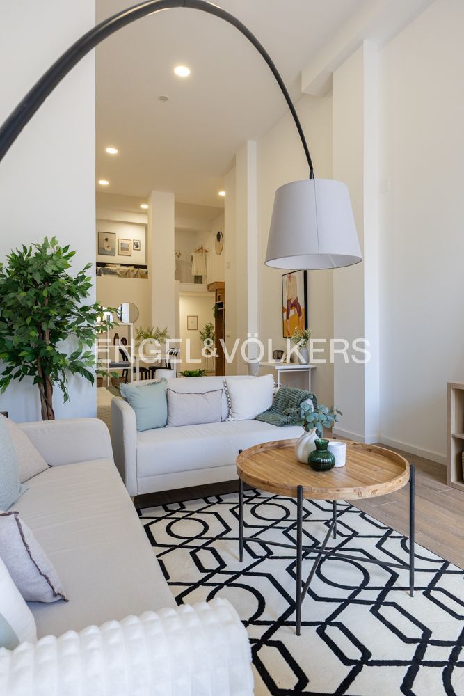 Sala d'estar de Apartament en venda en  Valencia Capital amb Calefacció i Balcó