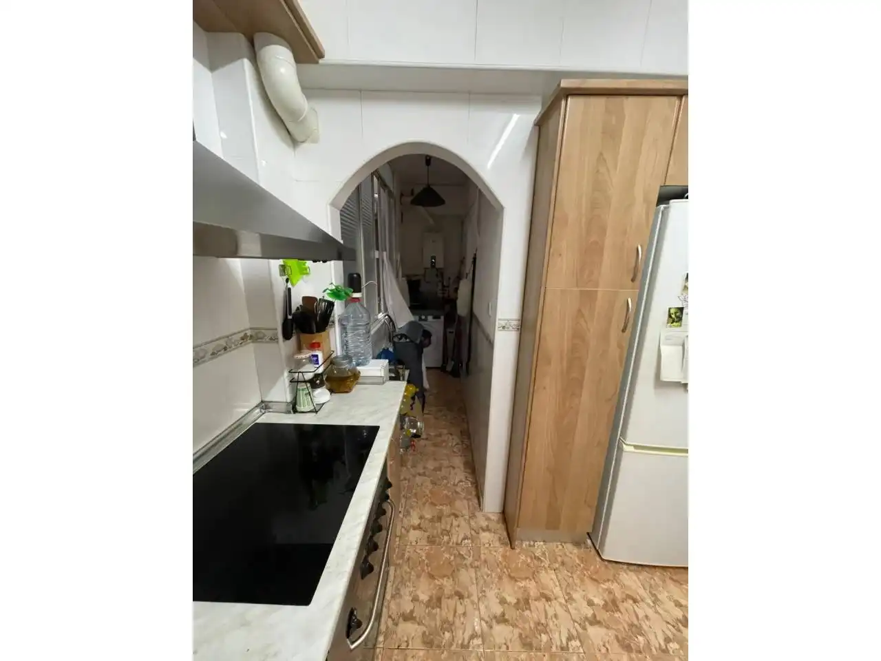 Küche von Wohnung zum Verkauf in  Palma de Mallorca mit Klimaanlage und Balkon