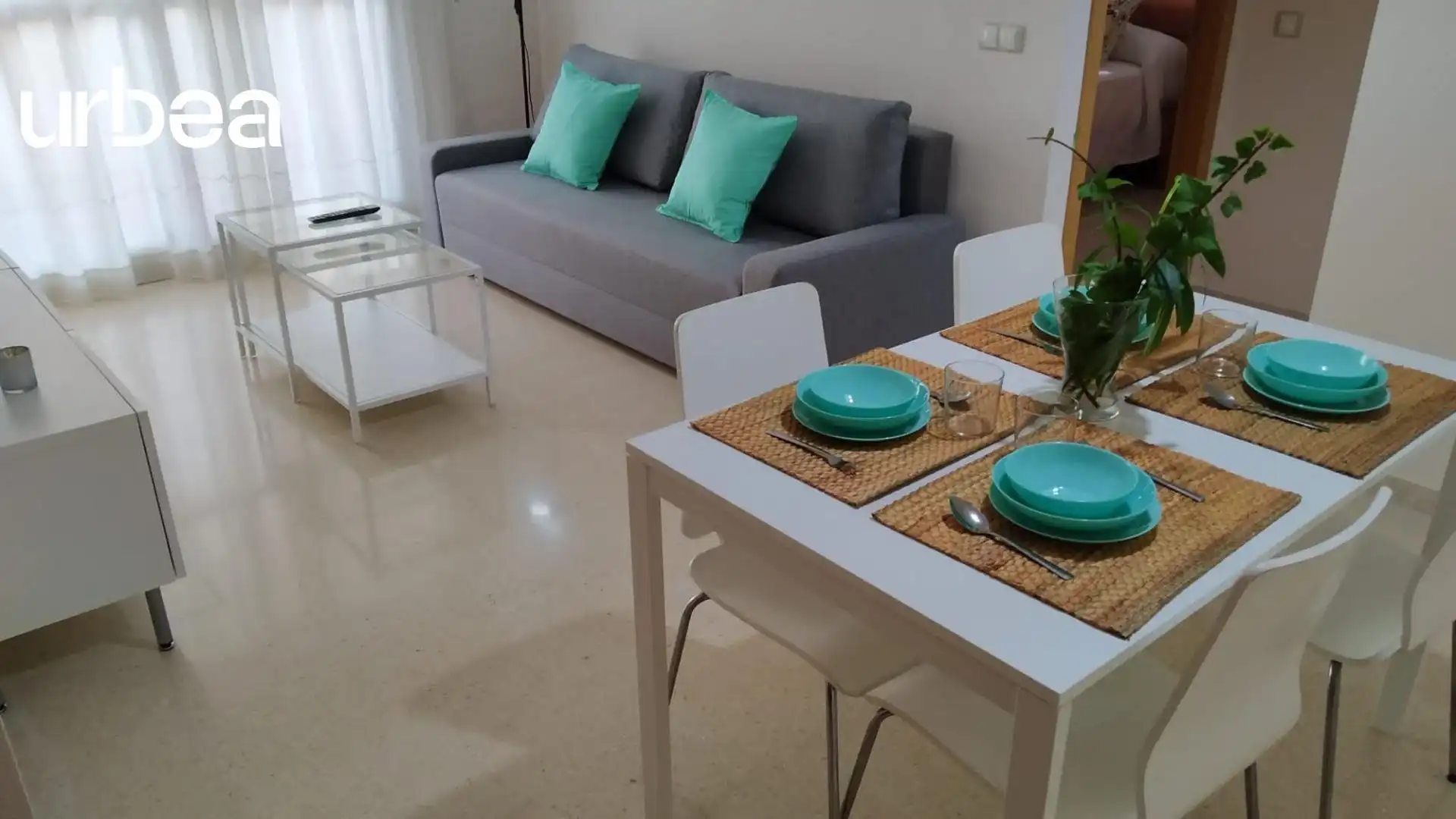 Wohnzimmer von Wohnungen zur Miete in Torrox mit Klimaanlage und Gemeinschaftspool