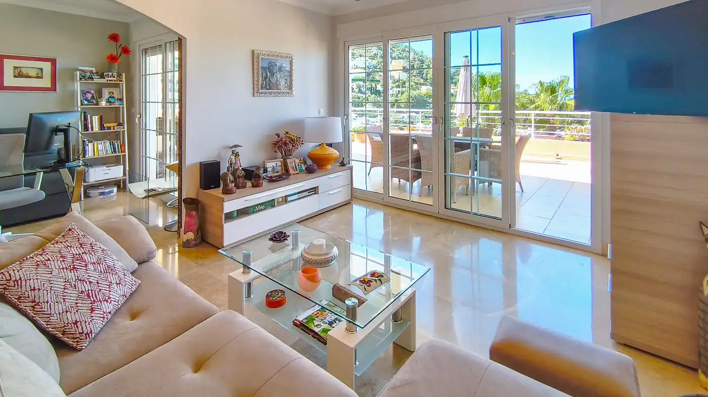 Living room of Apartments for sale in Pedreguer  with Air Conditioner, Heating and Private garden