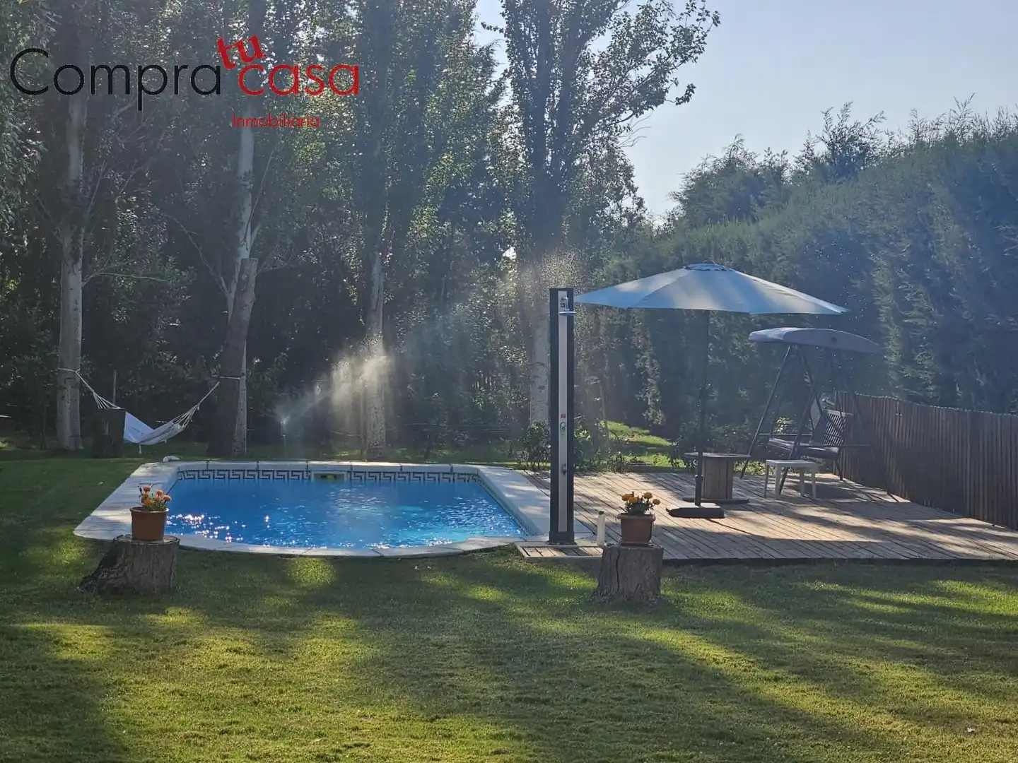 Piscina de Casa o chalet en venta en Valverde del Majano con Calefacción, Jardín privado y Terraza