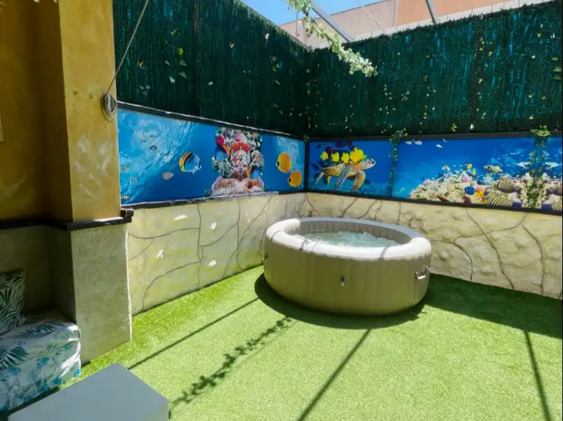 Piscina de Casa o chalet en venta en Umbrete con Aire acondicionado