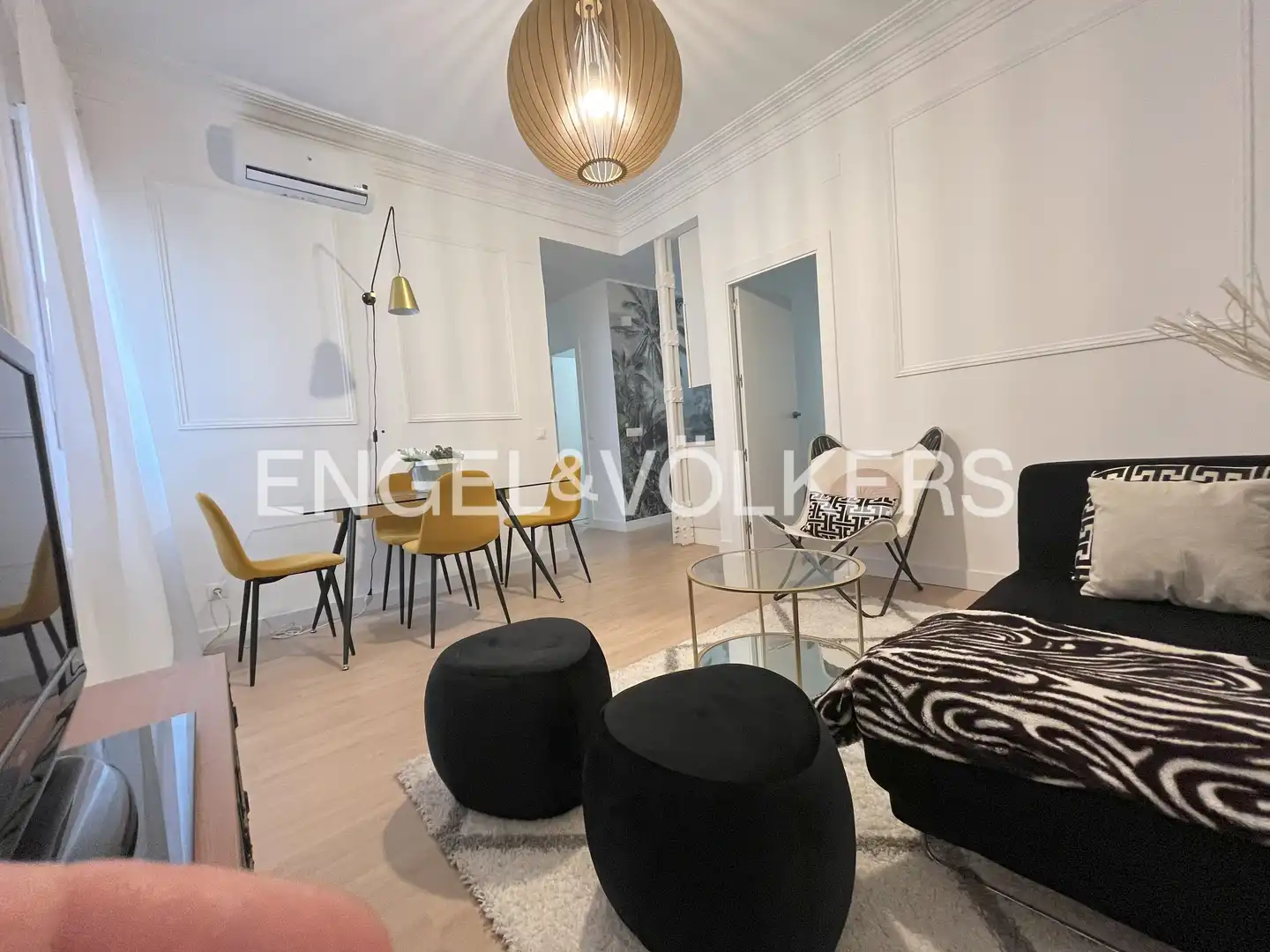Sala de estar de Piso de alquiler en Madrid con Aire acondicionado y Calefacción