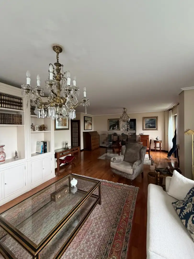 Sala de estar de Piso en venta en A Coruña Capital  con Calefacción, Parquet y Trastero