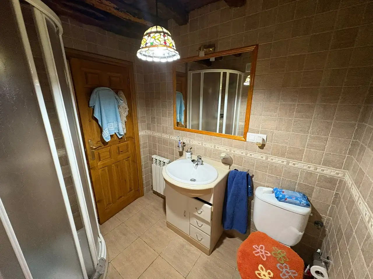 Bathroom of Country homes for sale in Castillejo de Robledo  with Heating, Parquet flooring and Terrace