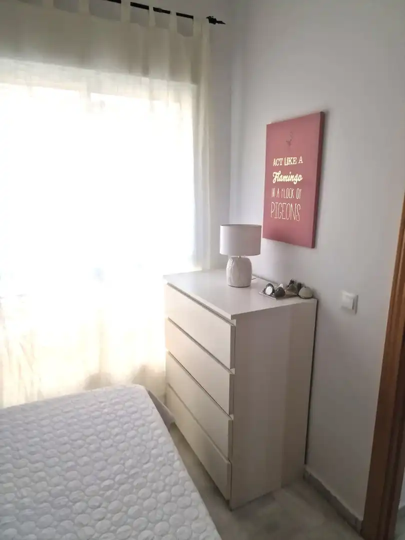 Schlafzimmer von Wohnung zur Miete in Málaga mit Möbliert