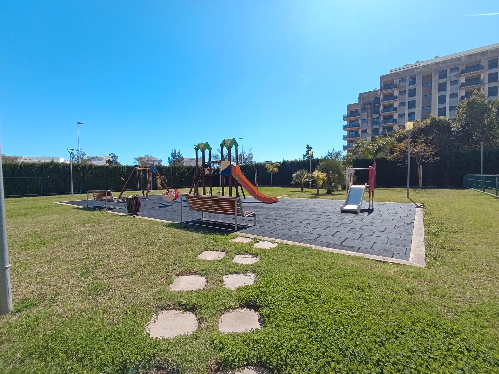 Jardí de Apartament en venda en Moncofa amb Aire condicionat, Terrassa i Traster
