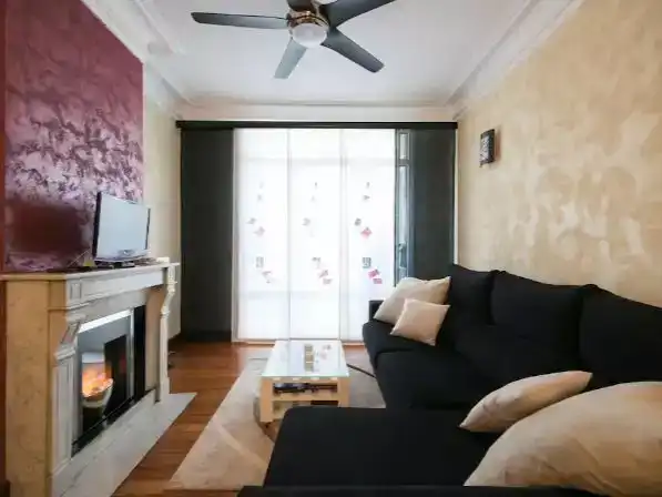 Sala de estar de Piso de alquiler en Bilbao  con Amueblado