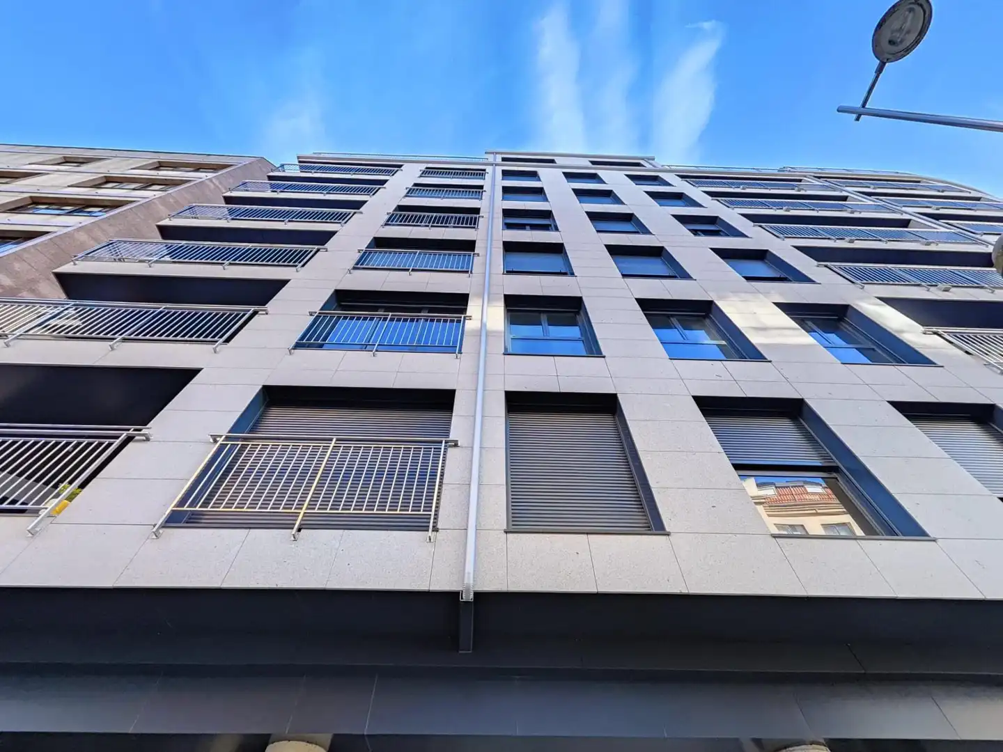 Exterior view of Flat for rent in Pontevedra Capital   with Heating, Storage room and Furnished